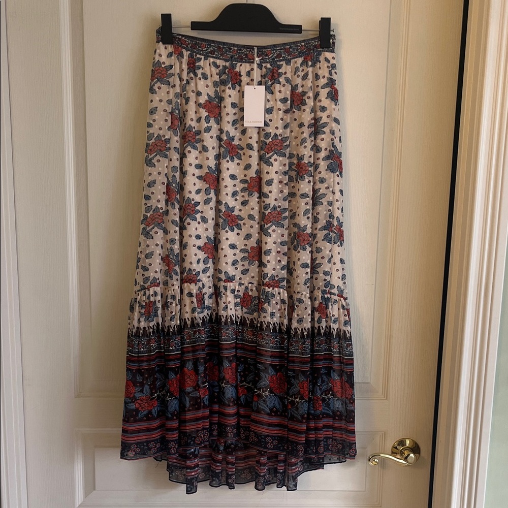 Ulla Johnson Multicolor Floral Marina Maxi Skirt
